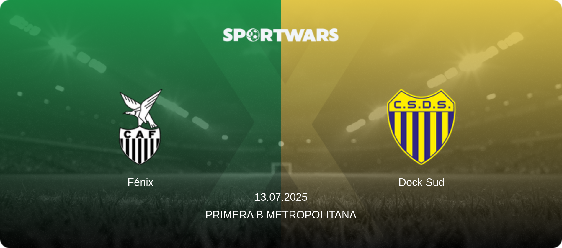 Fénix — Dock Sud, 13.07.2025 — Primera B Metropolitana (match preview)