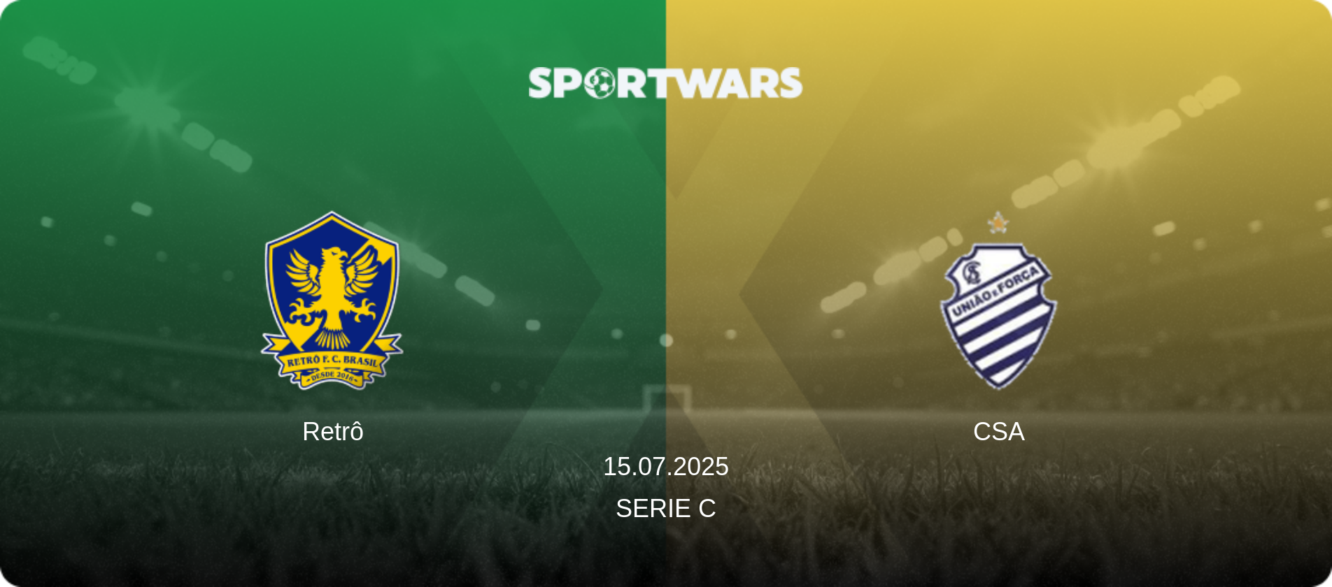 Retrô — CSA, 15.07.2025 — Serie C (match preview)