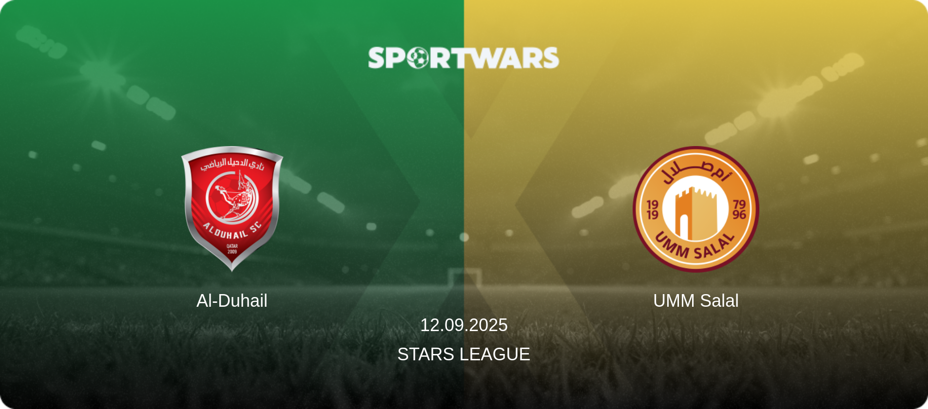 Al-Duhail — UMM Salal, 12.09.2025 — Stars League (match preview)