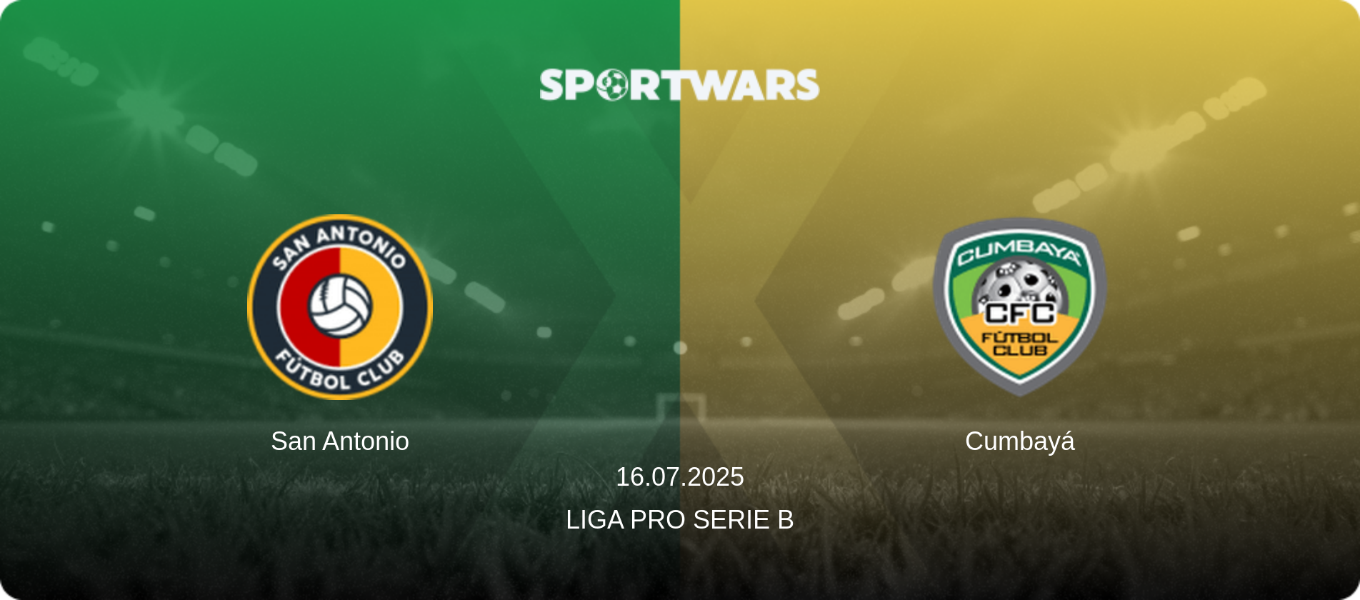 San Antonio — Cumbayá, 16.07.2025 — Liga Pro Serie B (match preview)