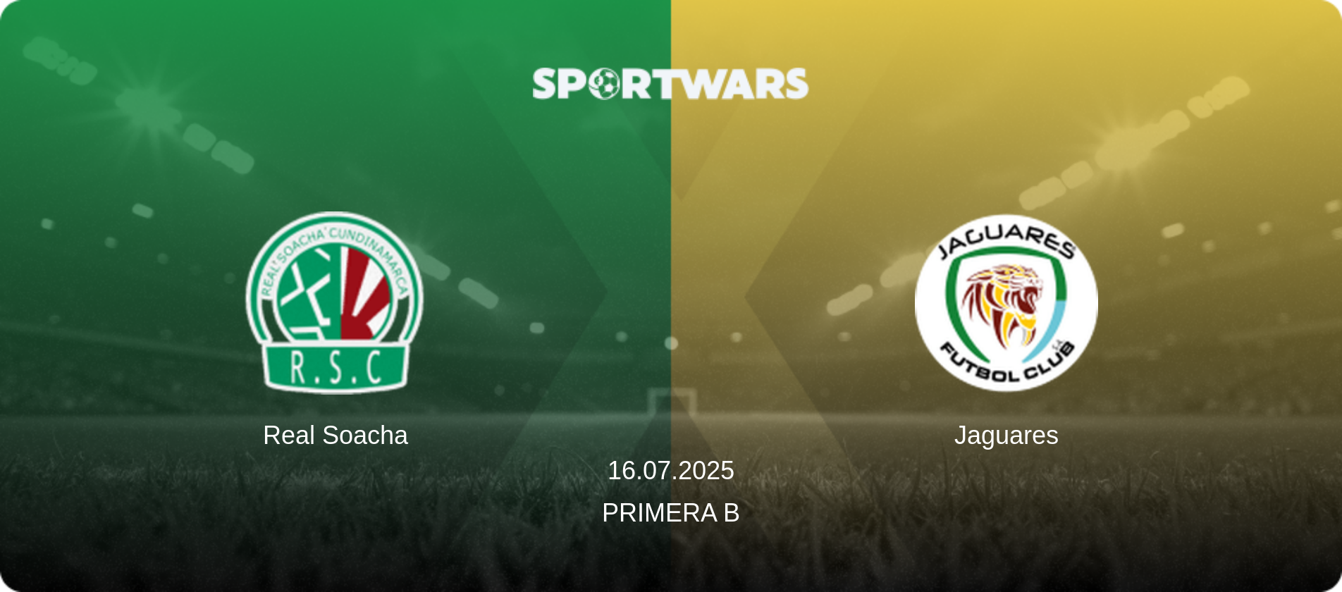 Real Soacha — Jaguares, 16.07.2025 — Primera B (match preview)