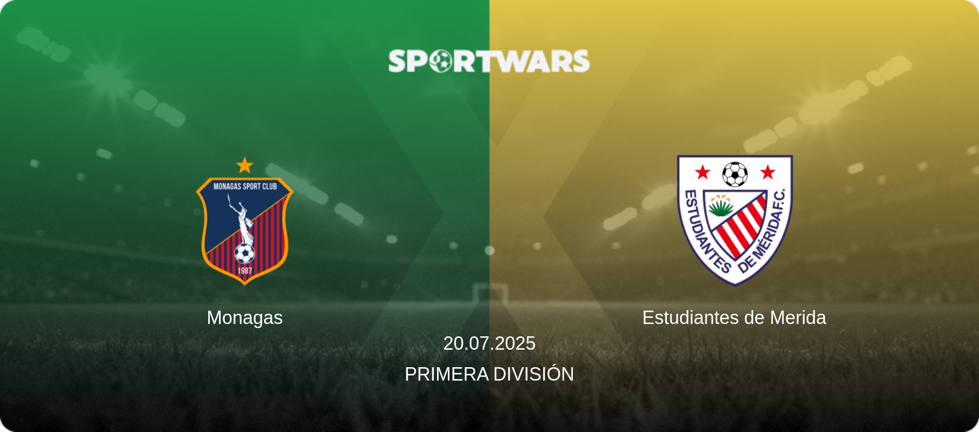 Monagas — Estudiantes de Merida, 20.07.2025 — Primera División (match preview)