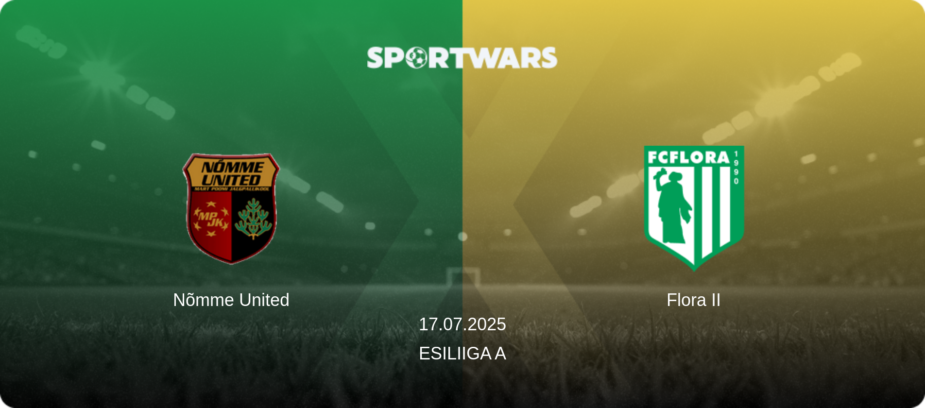 Nõmme United — Flora II, 17.07.2025 — Esiliiga A (match preview)