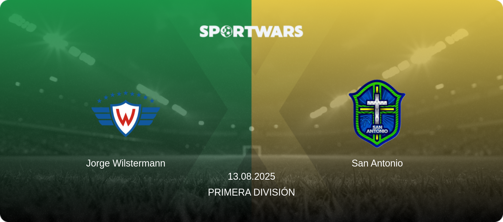 Jorge Wilstermann — San Antonio, 13.08.2025 — Primera División (match preview)