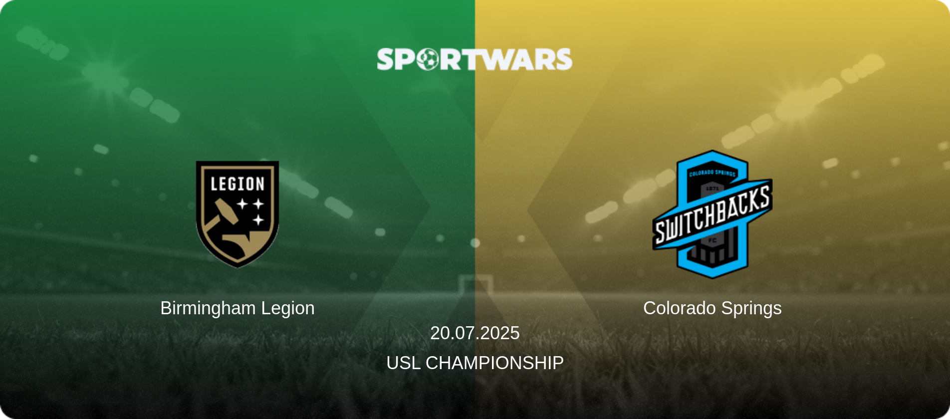 Birmingham Legion — Colorado Springs, 20.07.2025 — USL Championship (match preview)