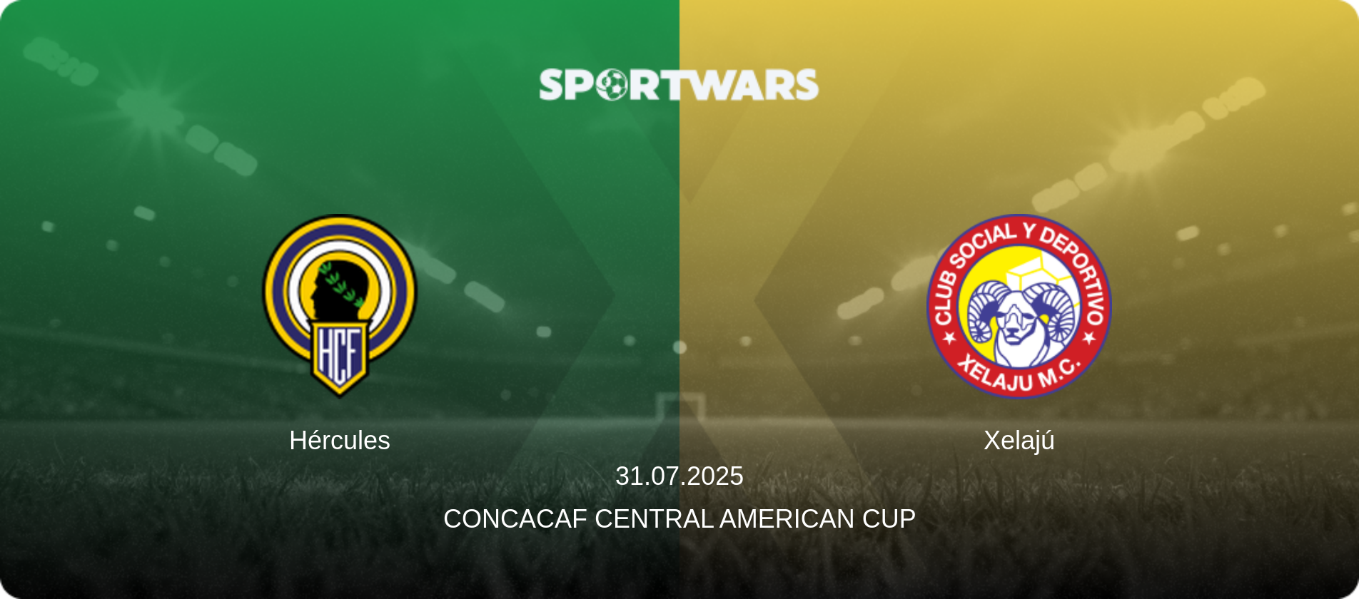 Hércules — Xelajú, 31.07.2025 — Concacaf Central American Cup (match preview)