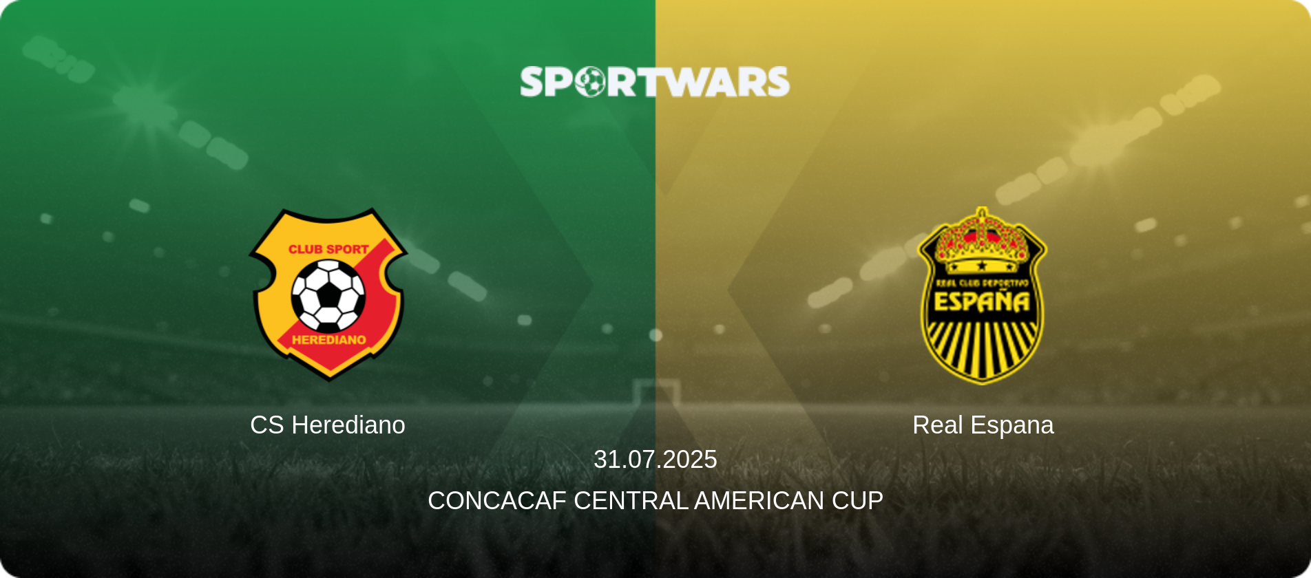 CS Herediano — Real Espana, 31.07.2025 — Concacaf Central American Cup (match preview)