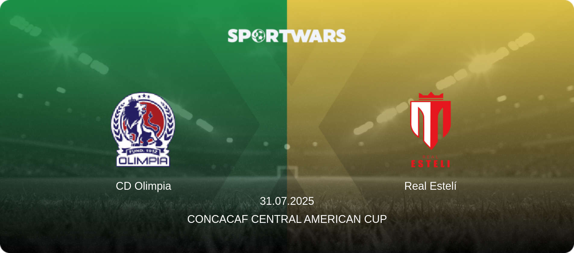 CD Olimpia — Real Estelí, 31.07.2025 — Concacaf Central American Cup (match preview)