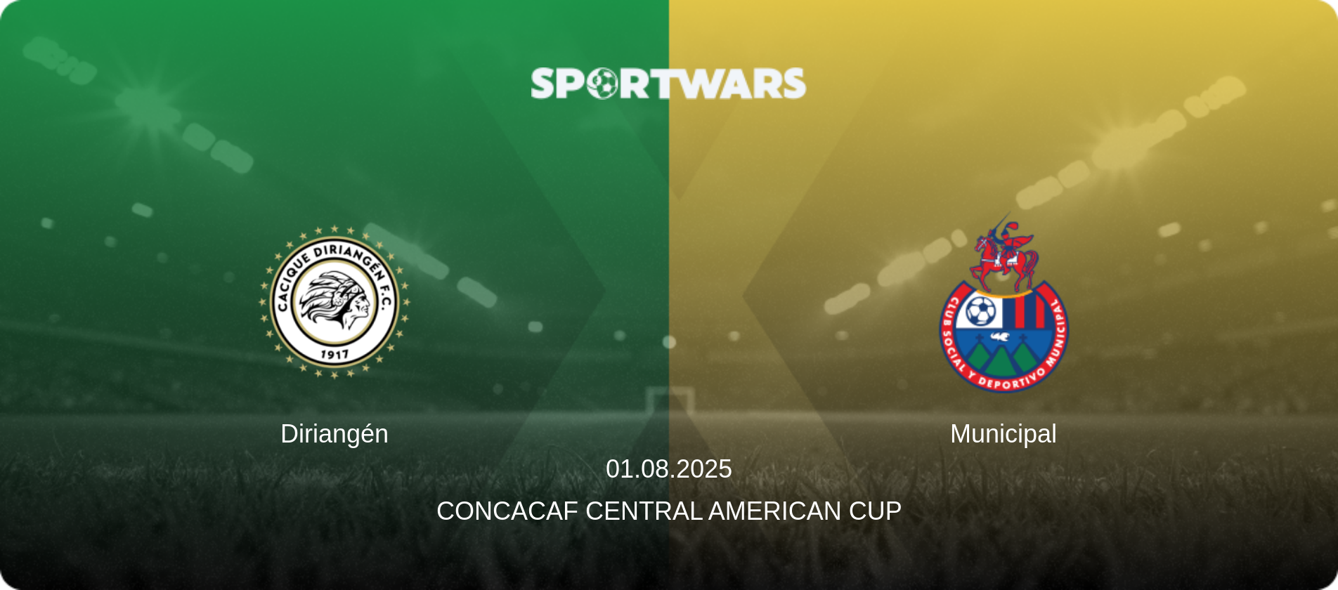 Diriangén — Municipal, 01.08.2025 — Concacaf Central American Cup (match preview)