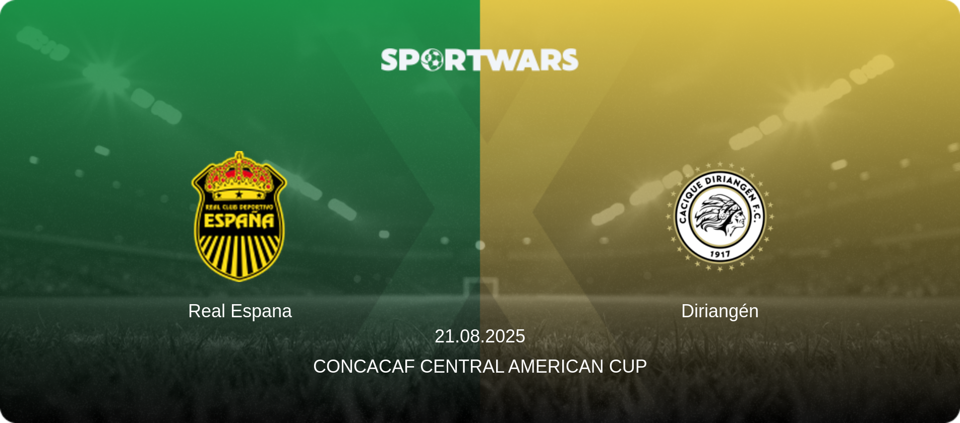 Real Espana — Diriangén, 21.08.2025 — Concacaf Central American Cup (match preview)