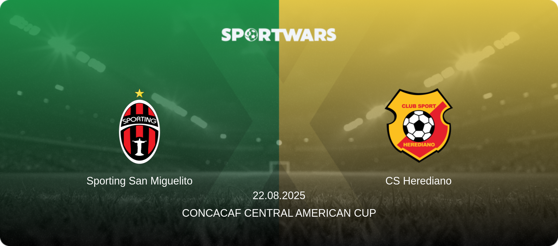 Sporting San Miguelito — CS Herediano, 22.08.2025 — Concacaf Central American Cup (match preview)