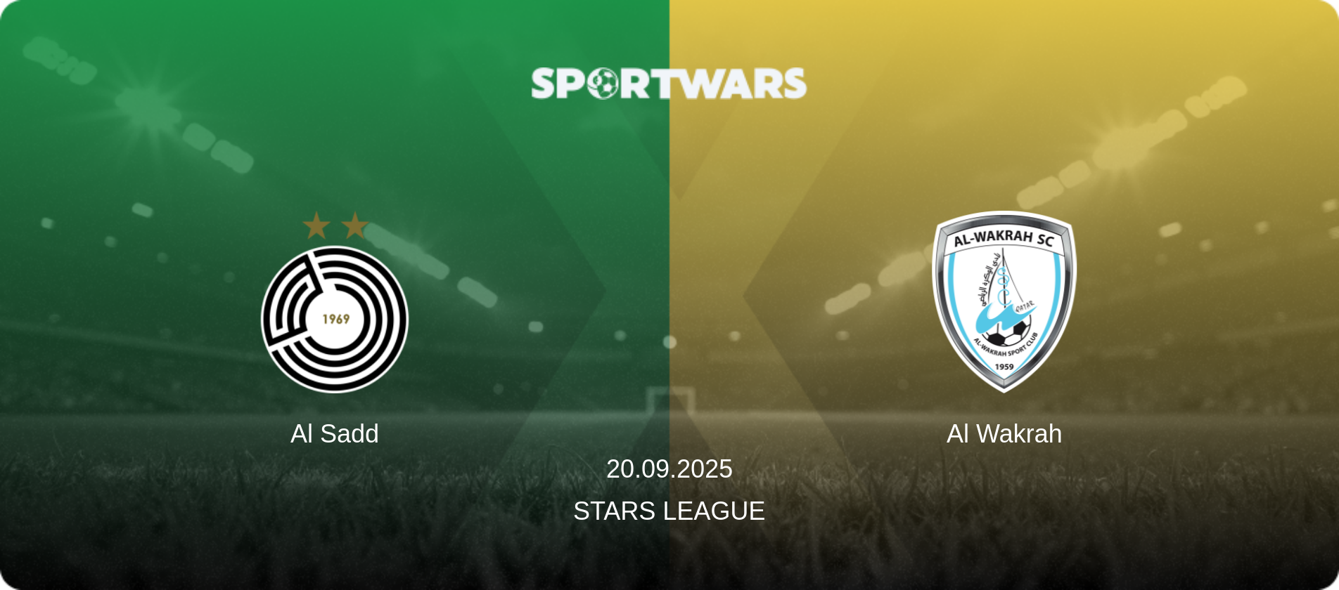 Al Sadd — Al Wakrah, 20.09.2025 — Stars League (match preview)