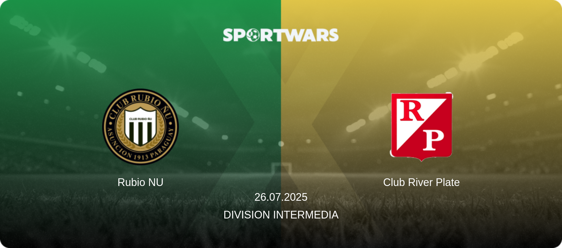 Rubio NU — Club River Plate, 26.07.2025 — Division Intermedia (match preview)