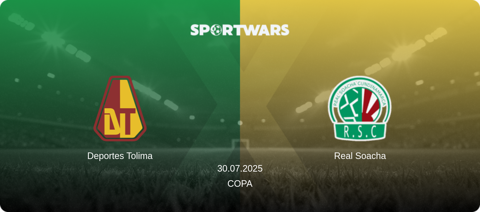 Deportes Tolima — Real Soacha, 30.07.2025 — Copa (match preview)