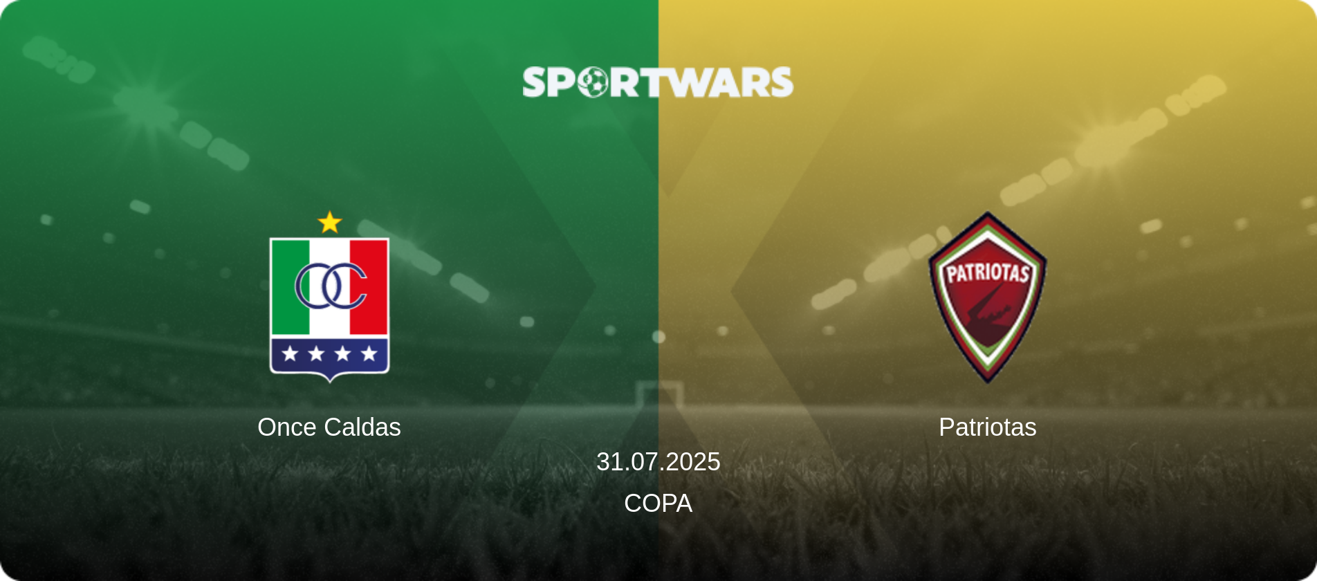 Once Caldas — Patriotas, 31.07.2025 — Copa (match preview)
