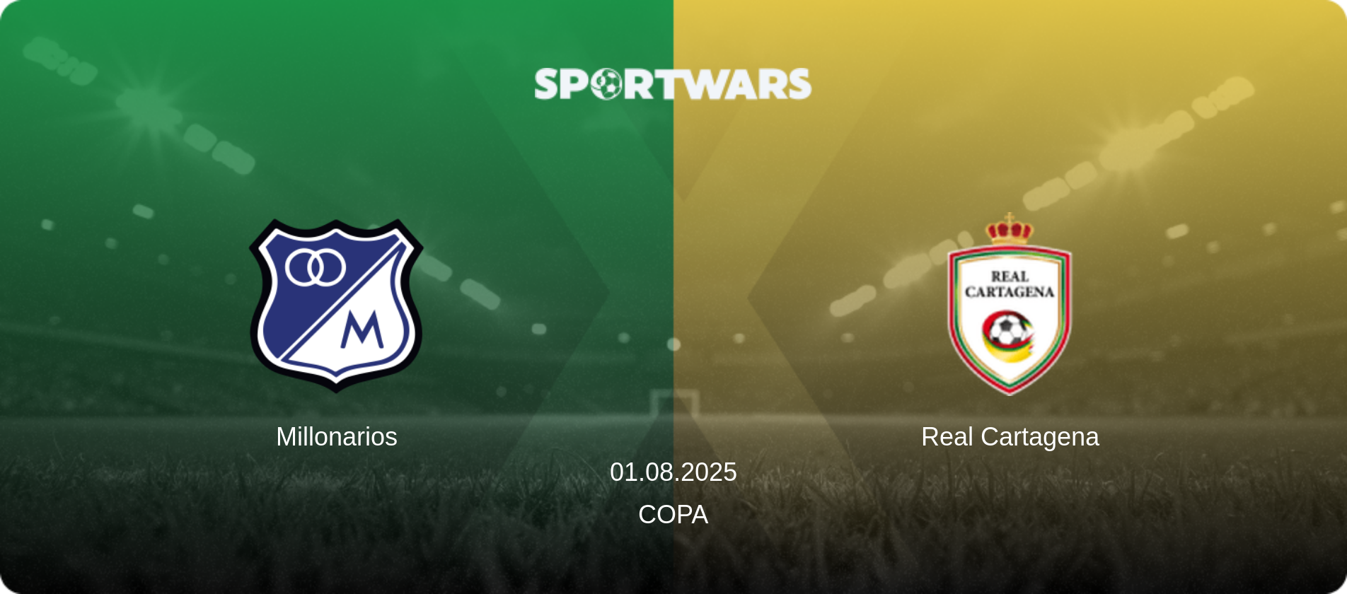 Millonarios — Real Cartagena, 01.08.2025 — Copa (match preview)