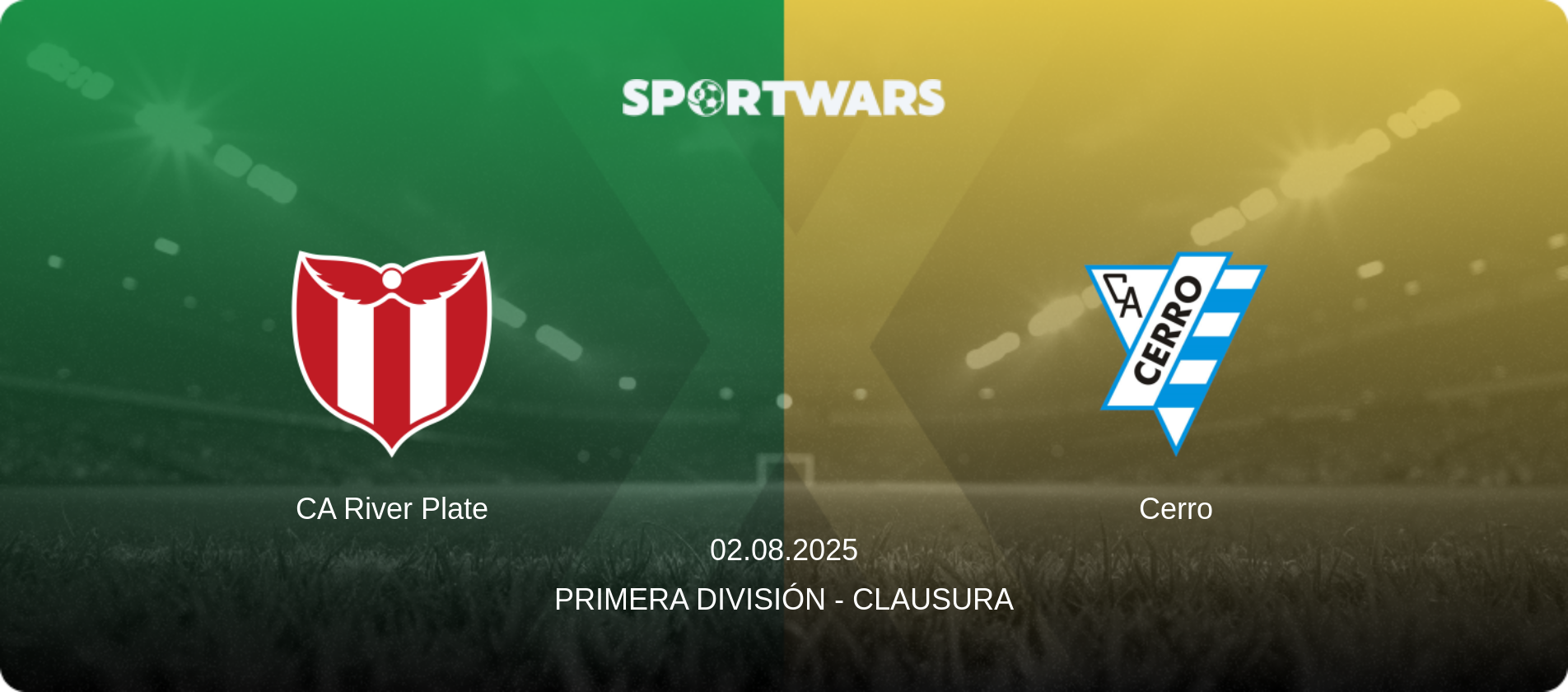 CA River Plate — Cerro, 02.08.2025 — Primera División - Clausura (match preview)
