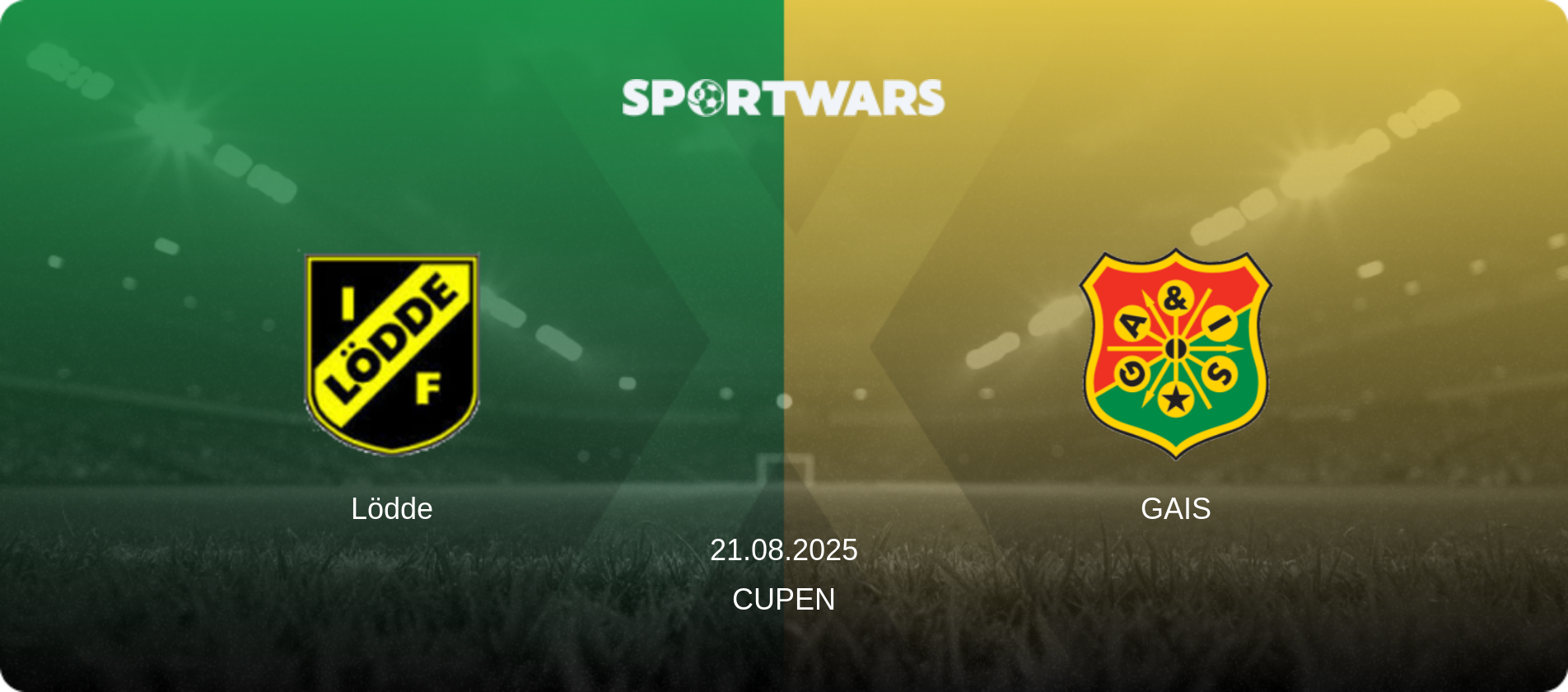 Lödde — GAIS, 21.08.2025 — Cupen (match preview)