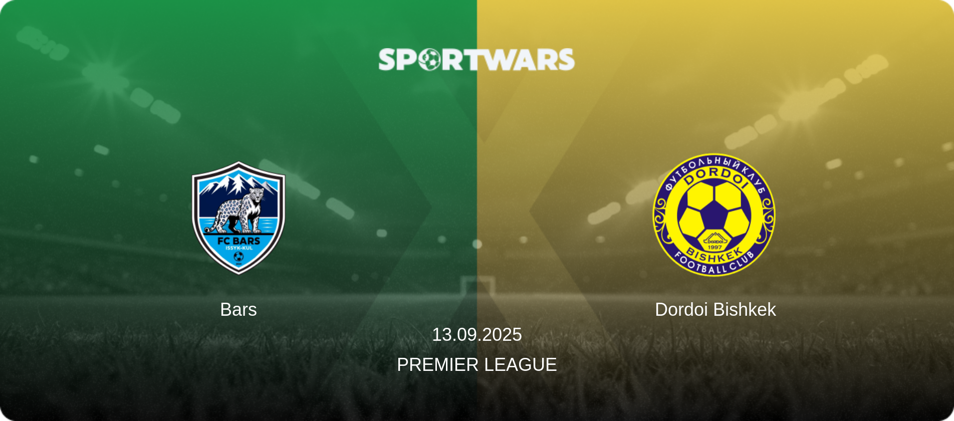 Bars — Dordoi Bishkek, 13.09.2025 — Premier League (match preview)