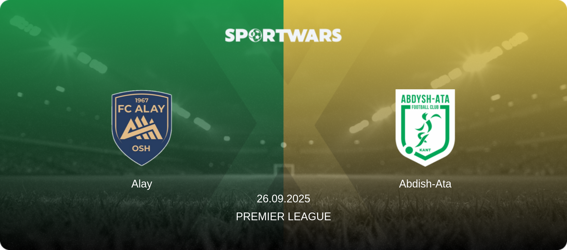 Alay — Abdish-Ata, 26.09.2025 — Premier League (match preview)