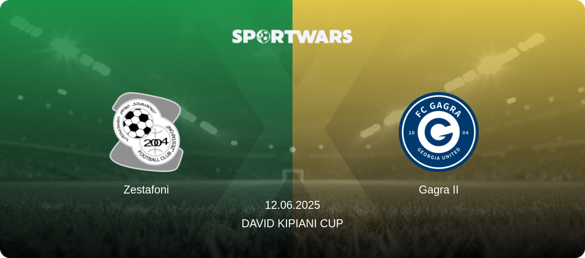 Zestafoni — Gagra II, 12.06.2025 — David Kipiani Cup (match preview)