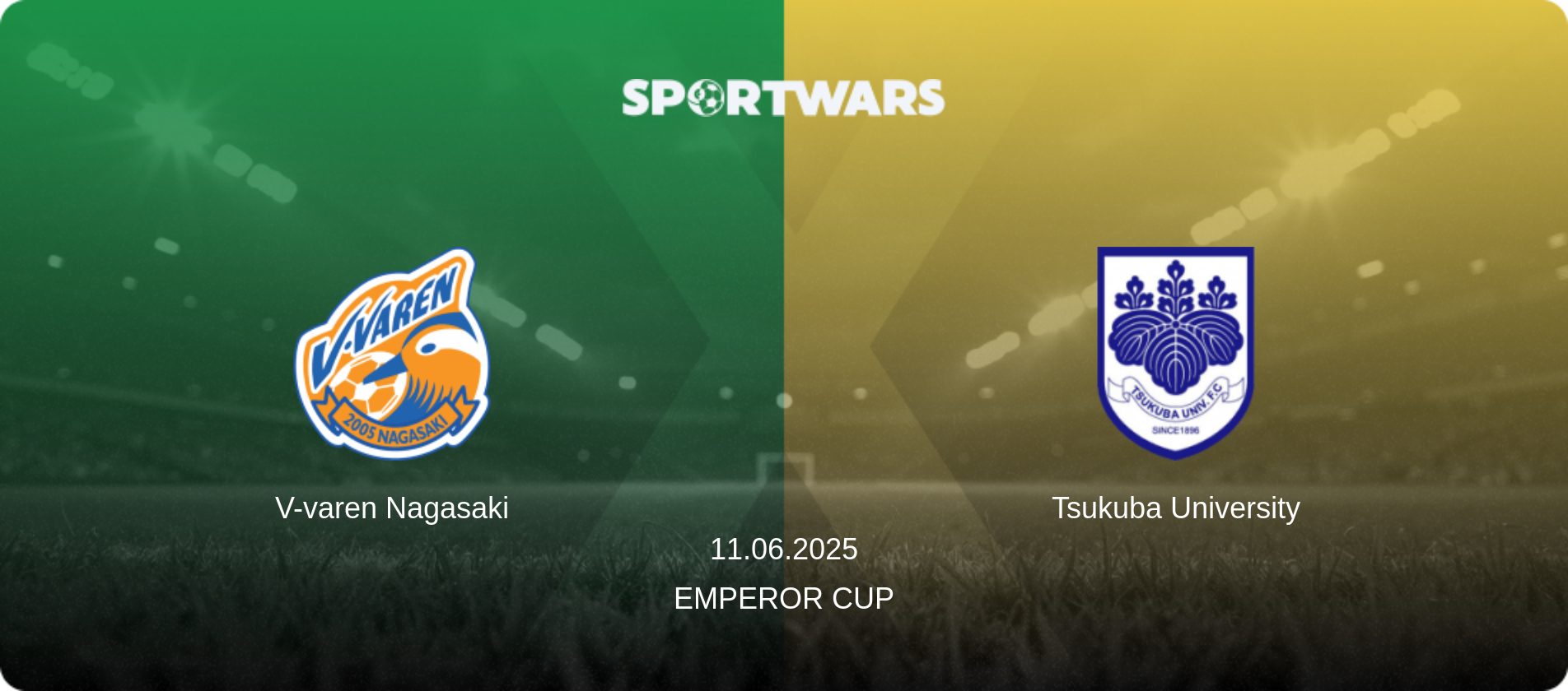 V-varen Nagasaki — Tsukuba University, 11.06.2025 — Emperor Cup (match preview)