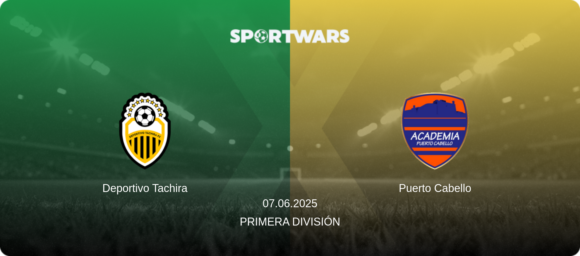 Deportivo Tachira — Puerto Cabello, 07.06.2025 — Primera División (match preview)