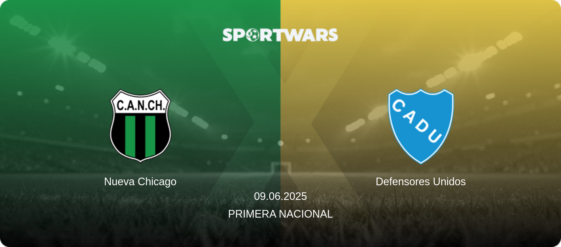 Nueva Chicago — Defensores Unidos, 09.06.2025 — Primera Nacional (match preview)