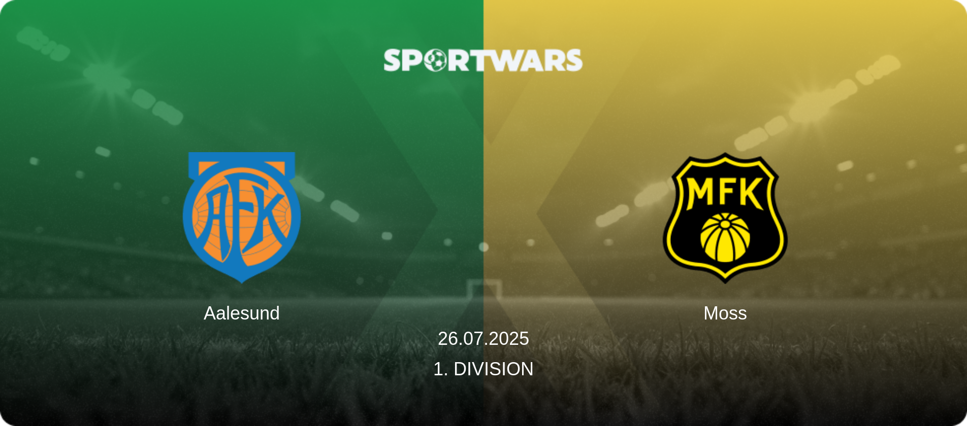 Aalesund — Moss, 26.07.2025 — 1. Division (match preview)