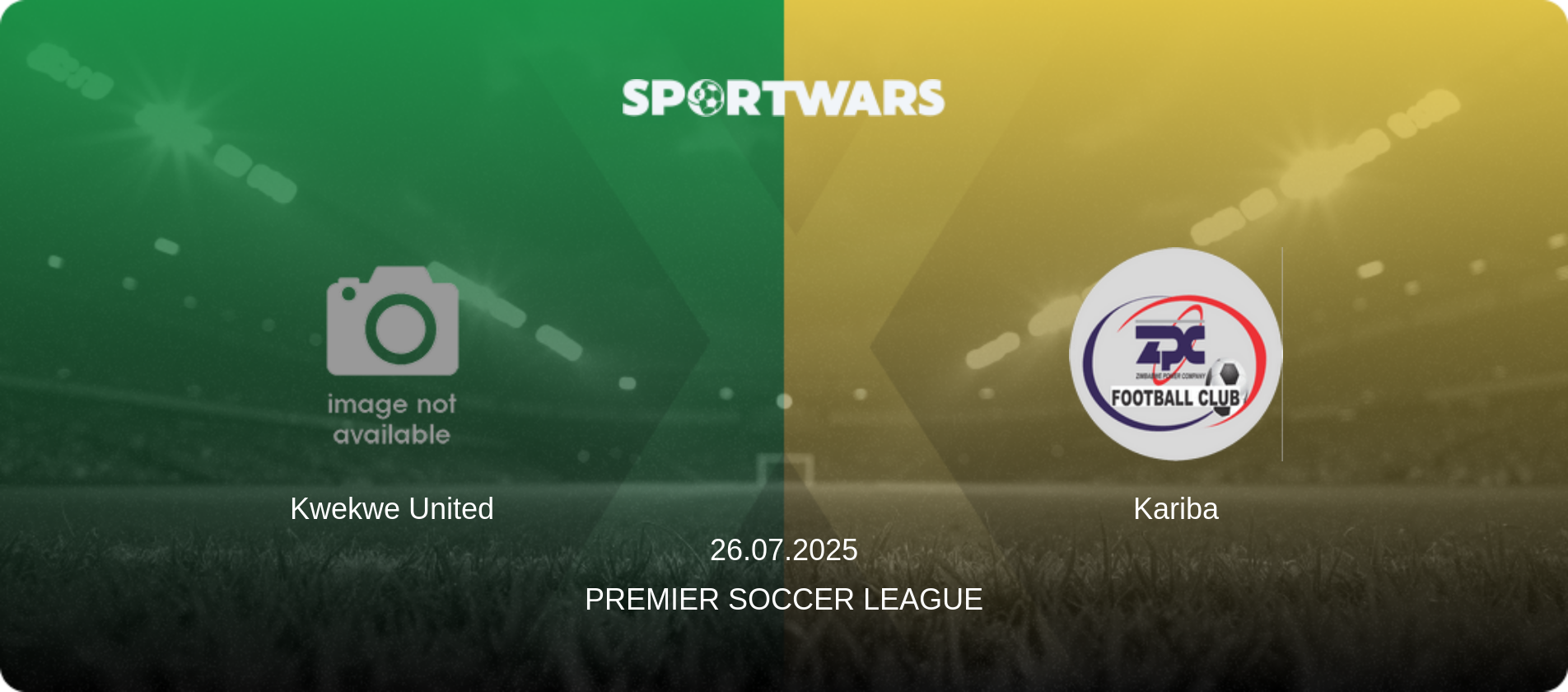 Kwekwe United — Kariba, 26.07.2025 — Premier Soccer League (match preview)