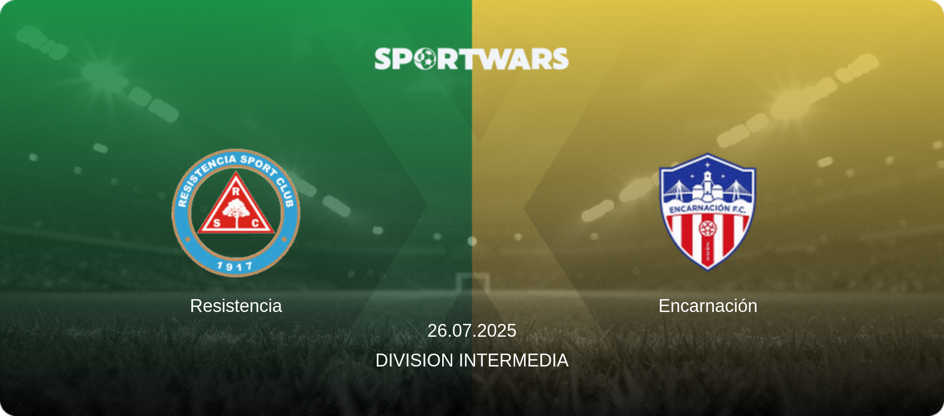 Resistencia — Encarnación, 26.07.2025 — Division Intermedia (match preview)