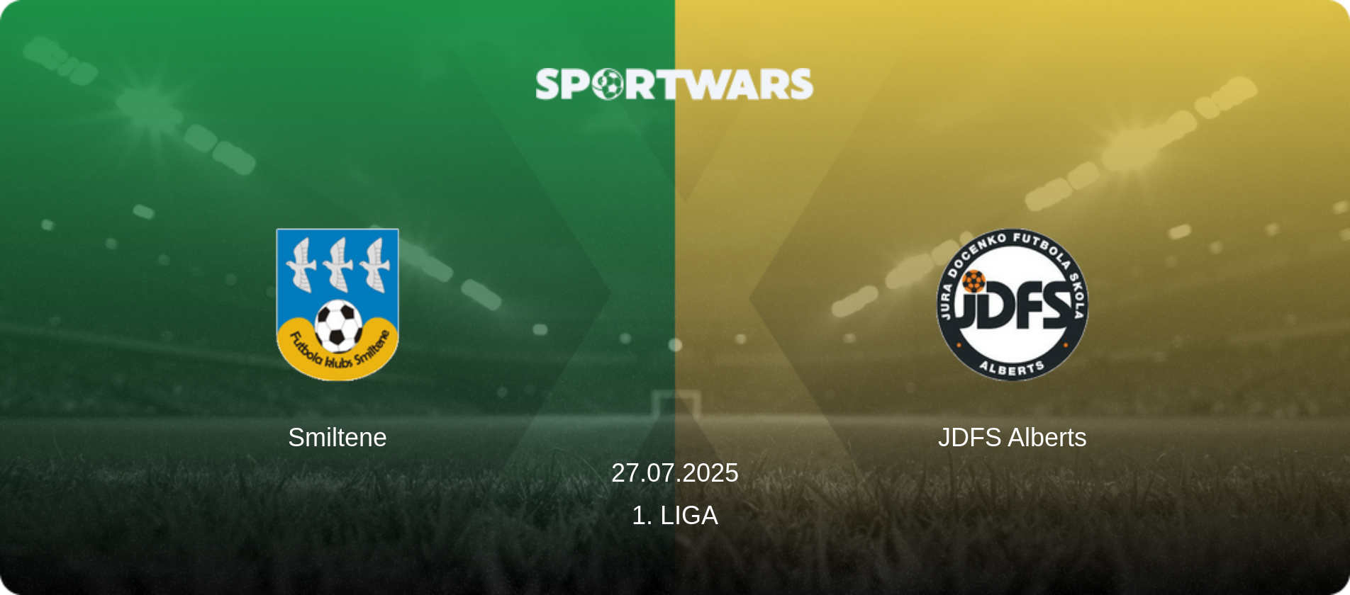 Smiltene — JDFS Alberts, 27.07.2025 — 1. Liga (match preview)