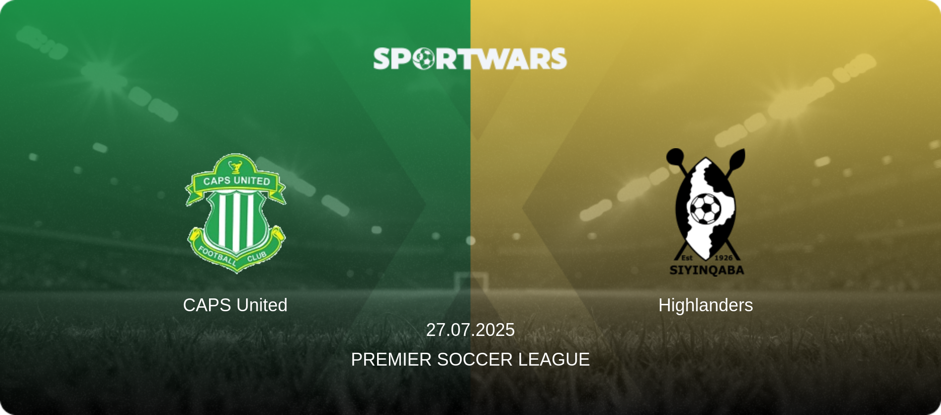 CAPS United — Highlanders, 27.07.2025 — Premier Soccer League (match preview)