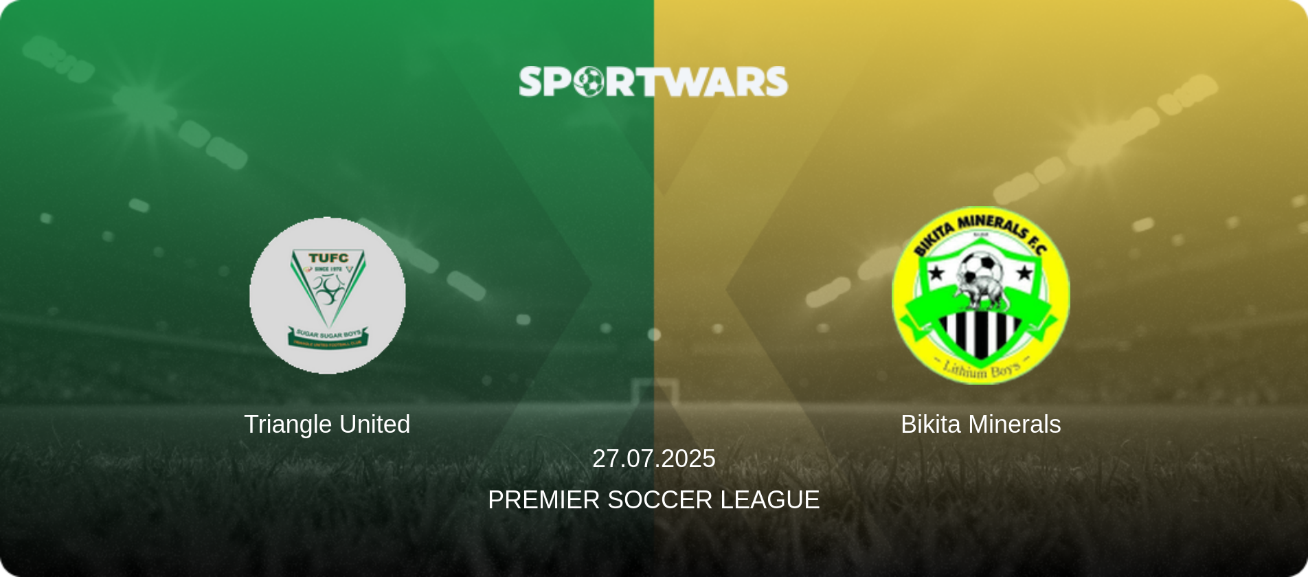 Triangle United — Bikita Minerals, 27.07.2025 — Premier Soccer League (match preview)
