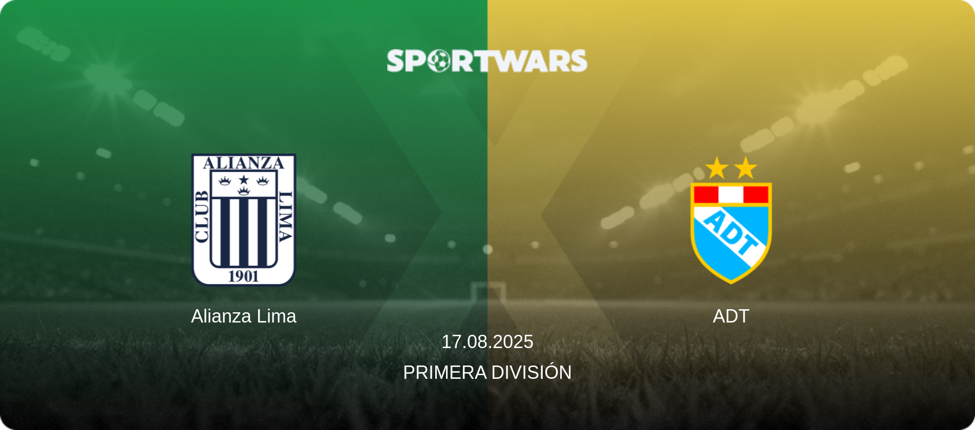Alianza Lima — ADT, 17.08.2025 — Primera División (match preview)