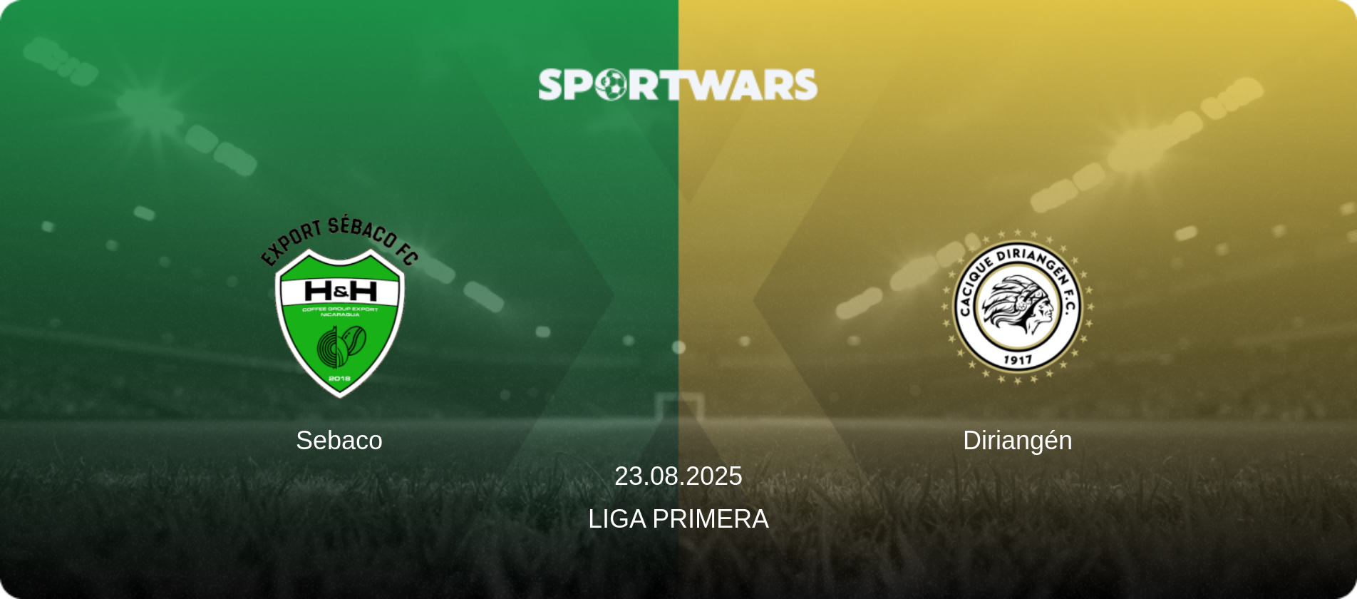 Sebaco — Diriangén, 23.08.2025 — Liga Primera (match preview)