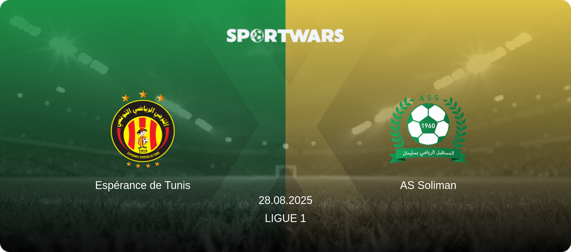 Espérance de Tunis — AS Soliman, 28.08.2025 — Ligue 1 (match preview)