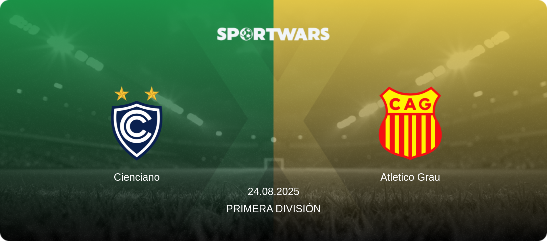 Cienciano — Atletico Grau, 24.08.2025 — Primera División (match preview)