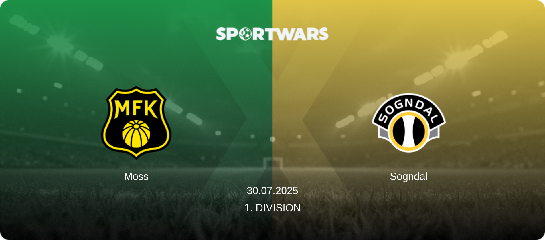Moss — Sogndal, 30.07.2025 — 1. Division (match preview)