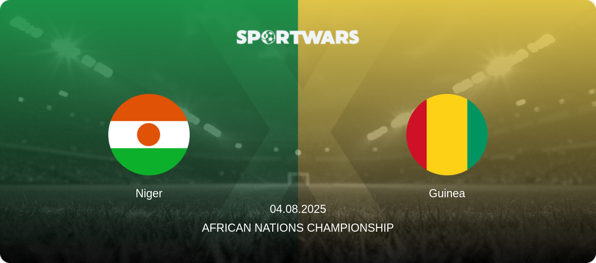 Niger — Guinea, 04.08.2025 — African Nations Championship (match preview)