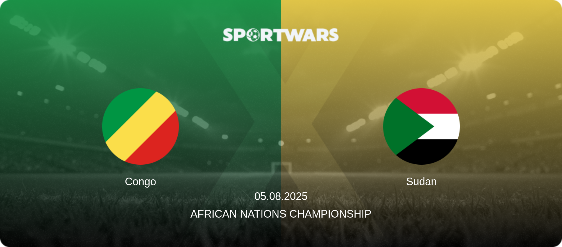 Congo — Sudan, 05.08.2025 — African Nations Championship (match preview)