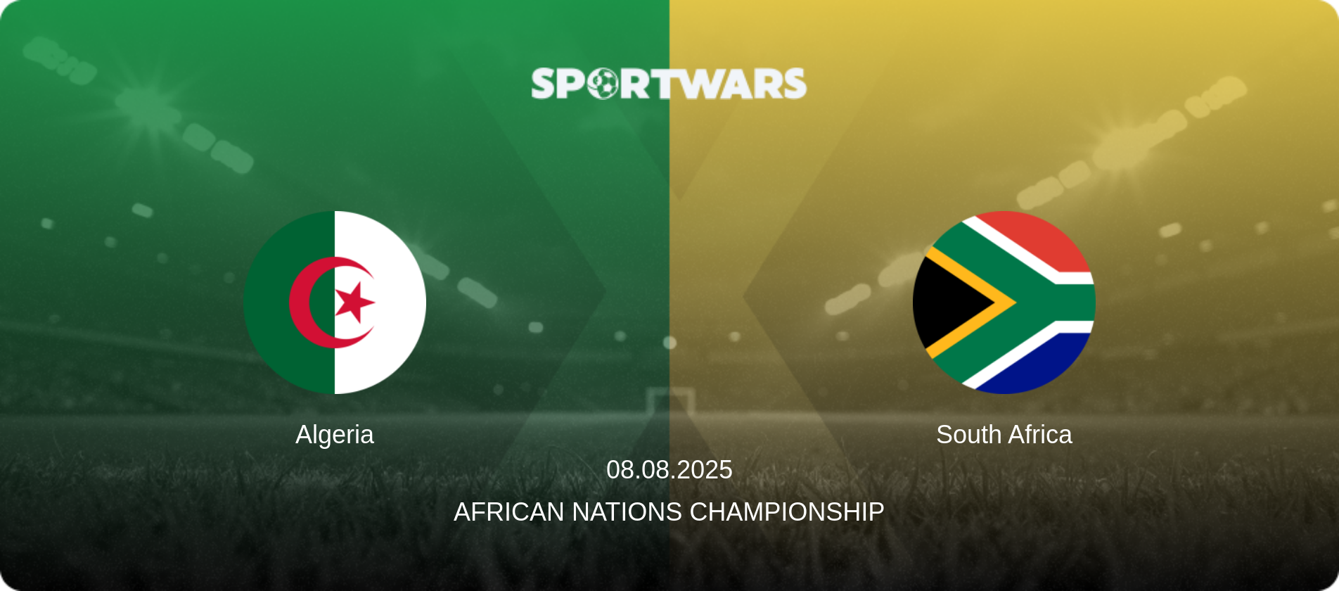 Algeria — South Africa, 08.08.2025 — African Nations Championship (match preview)