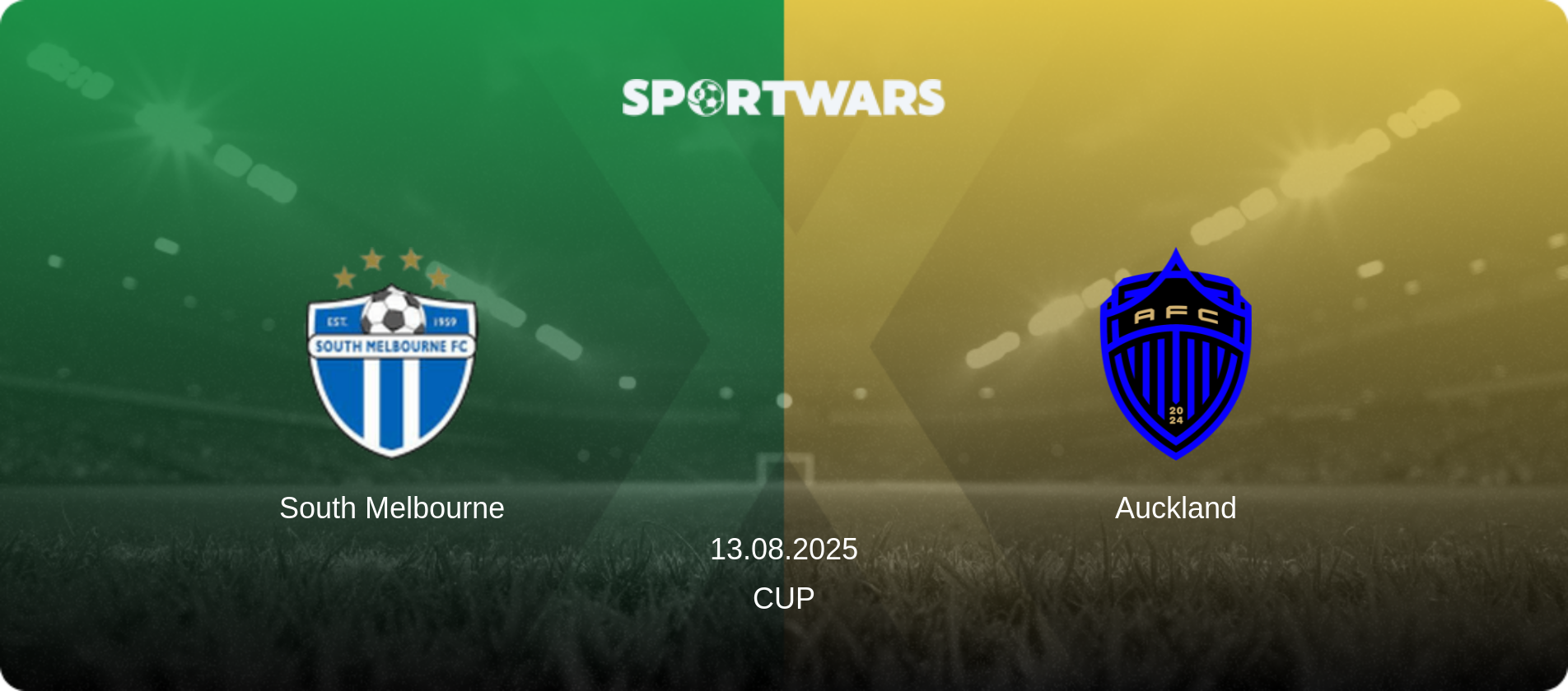 South Melbourne — Auckland, 13.08.2025 — Cup (match preview)