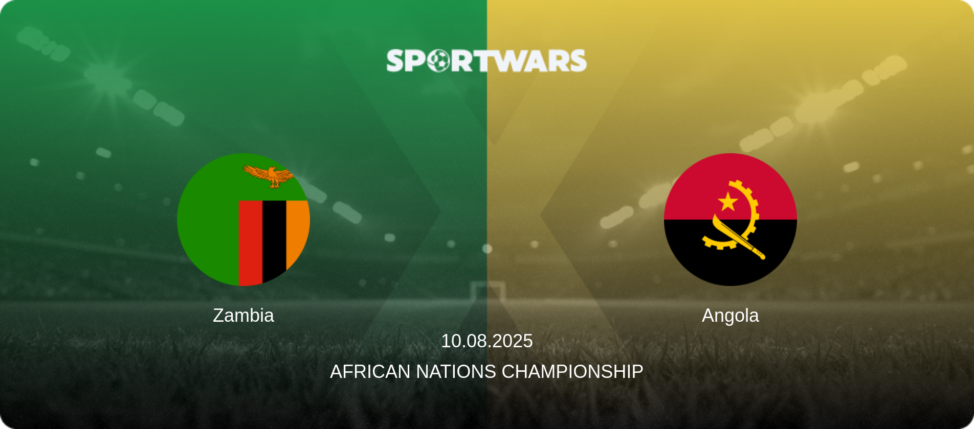 Zambia — Angola, 10.08.2025 — African Nations Championship (match preview)