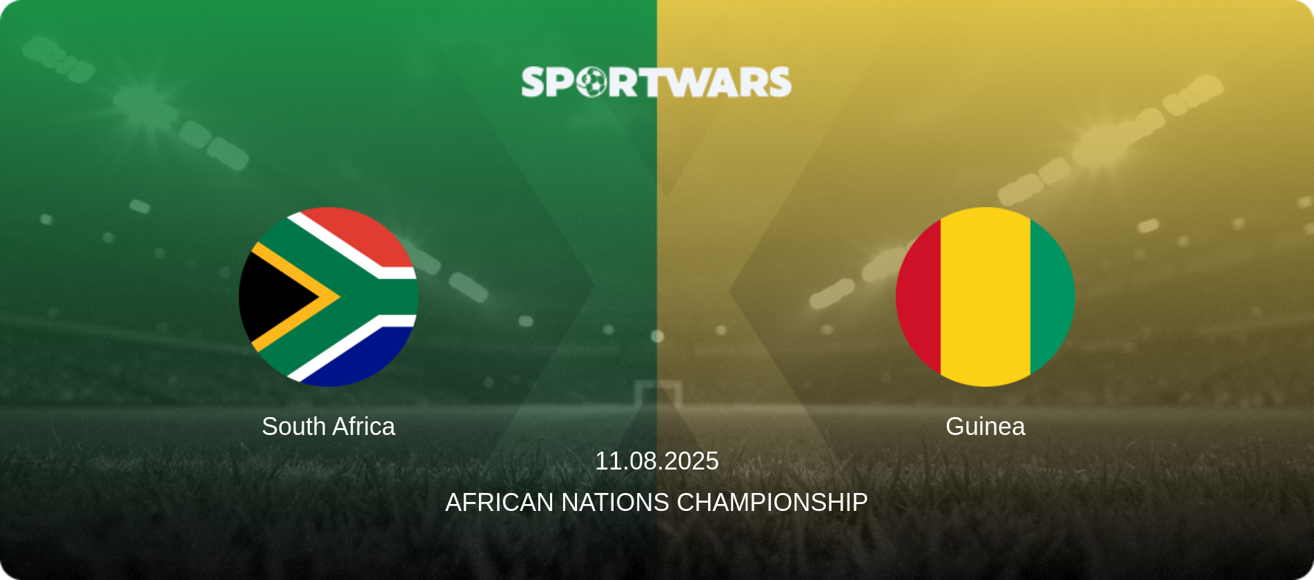 South Africa — Guinea, 11.08.2025 — African Nations Championship (match preview)