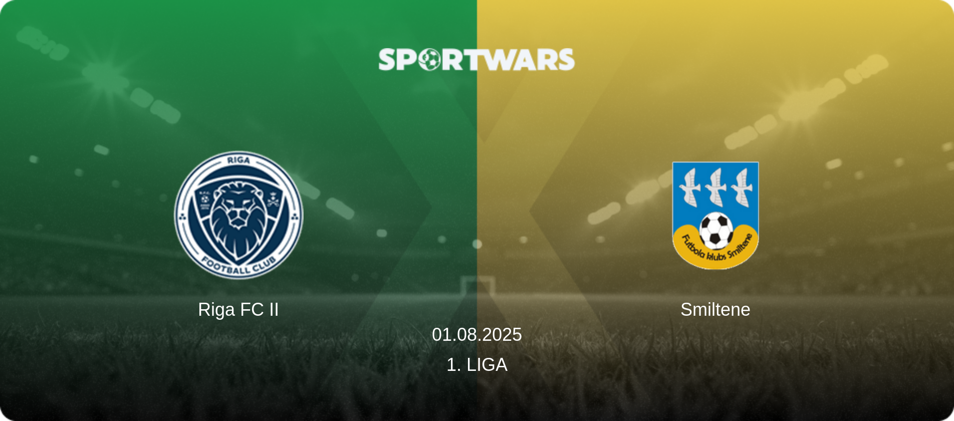 Riga FC II — Smiltene, 01.08.2025 — 1. Liga (match preview)