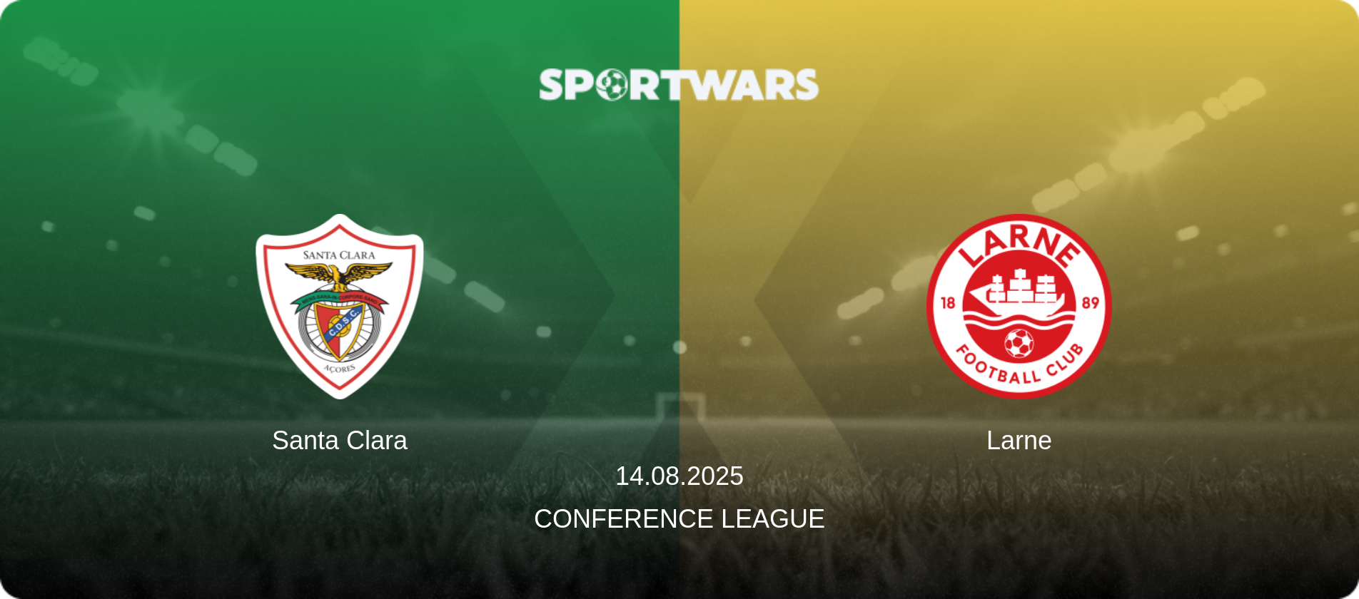 Santa Clara — Larne, 14.08.2025 — Conference League (match preview)