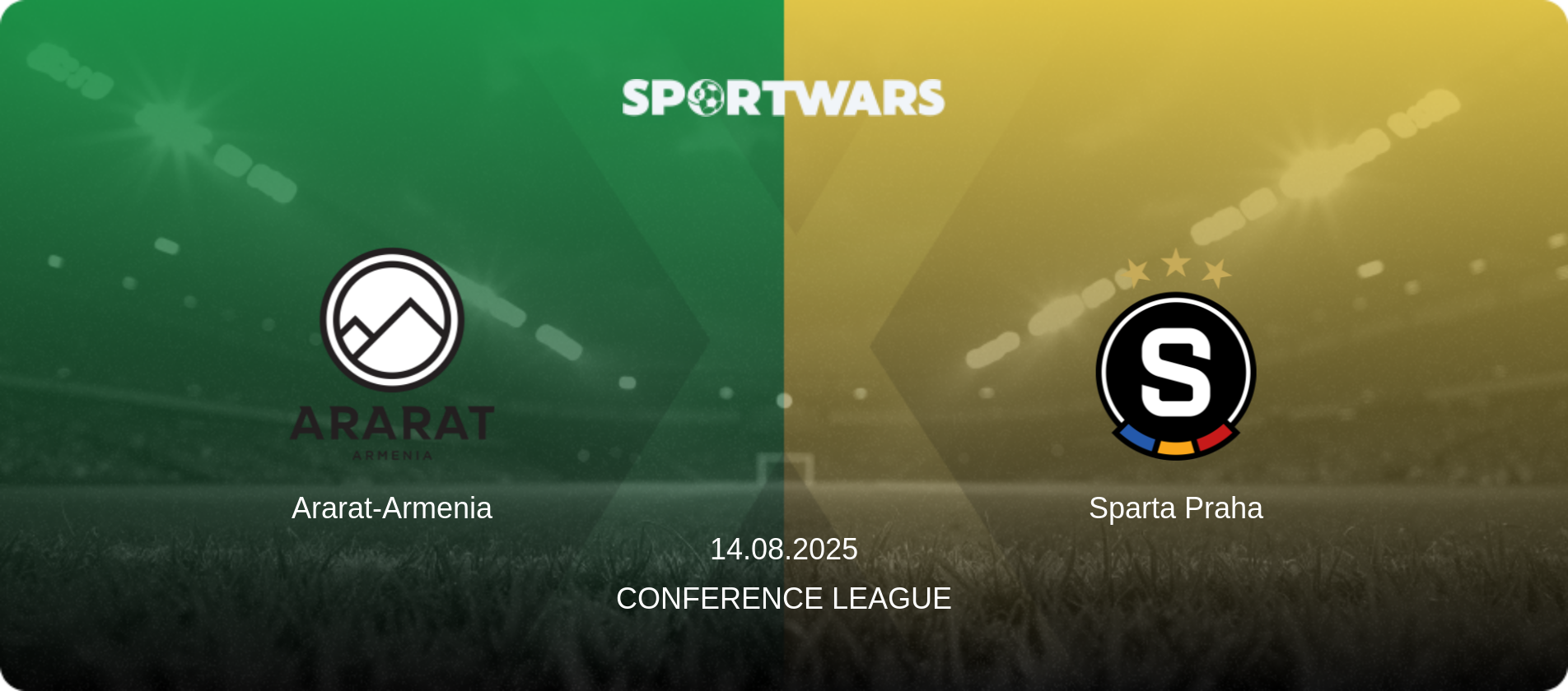 Ararat-Armenia — Sparta Praha, 14.08.2025 — Conference League (match preview)