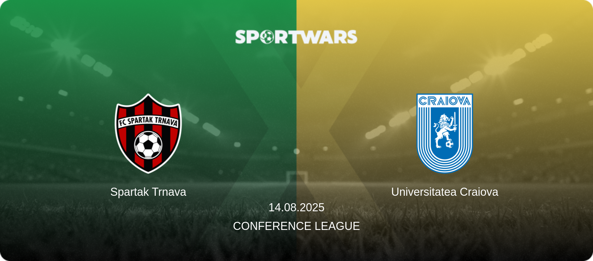 Spartak Trnava — Universitatea Craiova, 14.08.2025 — Conference League (match preview)
