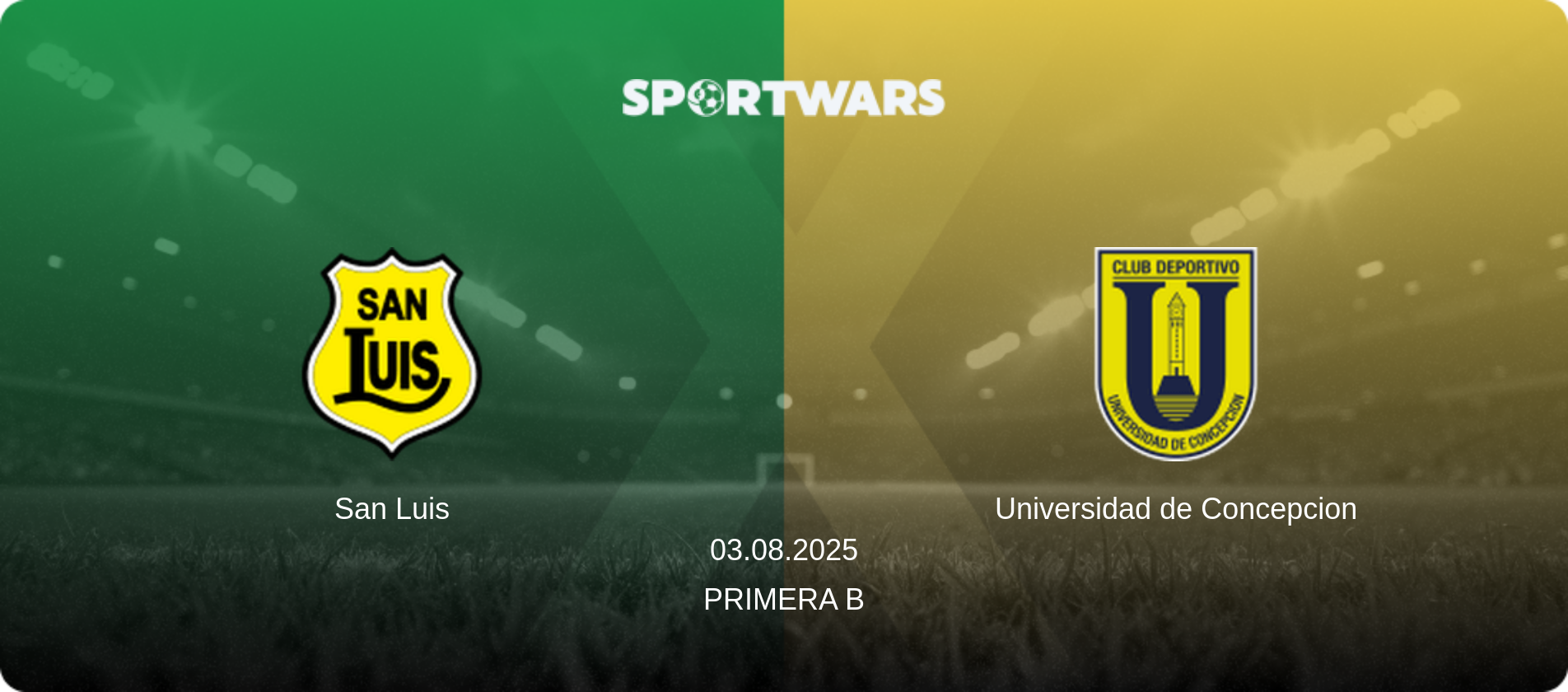 San Luis — Universidad de Concepcion, 03.08.2025 — Primera B (match preview)